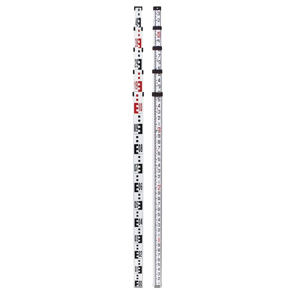 Sitepro 805-MT 5M/16Ft Aluminum Leveling Rod (CR) - Metric, 10ths - 11-805-MT