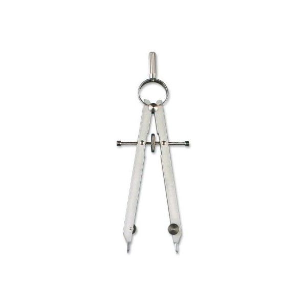 Staedtler, Inc C/O Sp Richards Staedtler Comfort Compass, w/ Spare Lead, 3-1/4"x1/2"x7-1/2", Nickel - 55140WP