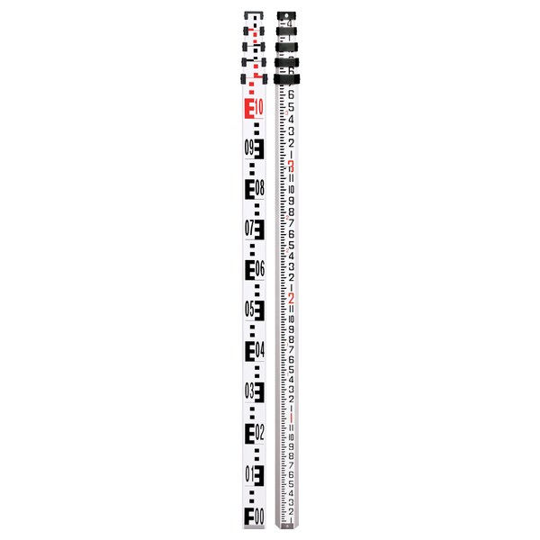 Sitepro 805-MC 5M/16Ft Aluminum Leveling Rod (CR) - Metric, "es - 11-805-MC