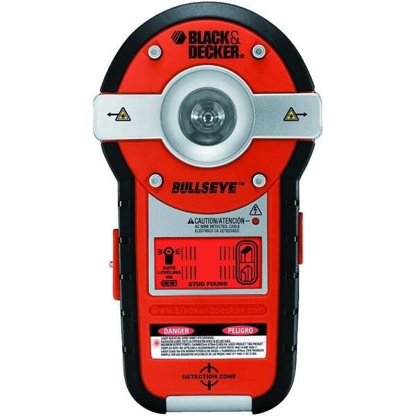 Black & Decker Bull's Eye Series Auto Leveling Laser with Stud Sensor, 100 ft, 118 in Accuracy, 2Beam - BDL190S