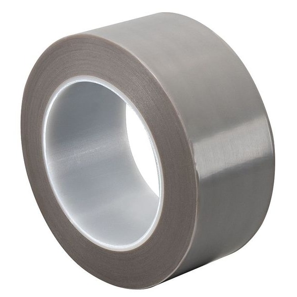 Cinta de película Tapecase, PTFE empalmado, gris, 1/2 pulg. x 36 yd - 15D647