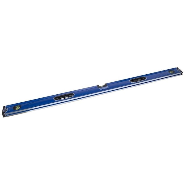 Vulcan Level Box, 48 in L, 3-Vial, 2-Hang Hole, Non Magnetic, Aluminum, Blue - JL-LV48