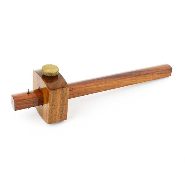 Big Horn Marking Gauge 9-Inch with Knurled Brass Adjusting Screw - 19256