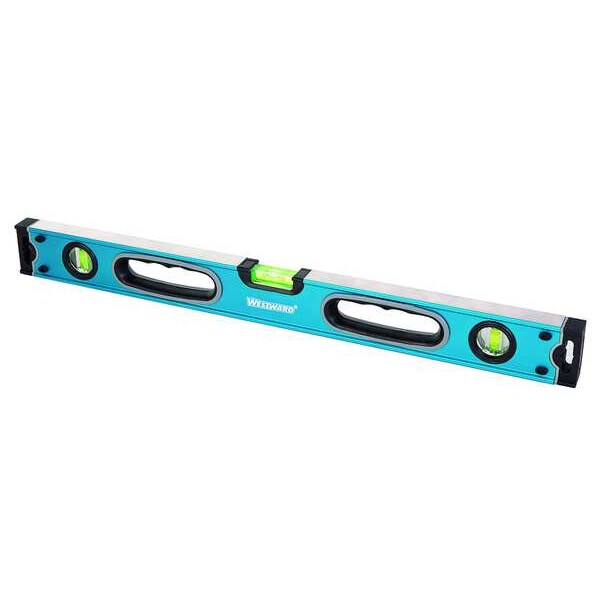 Westward Magnetic Box Beam Level, 24 In, Hand Holes - 4MRV5