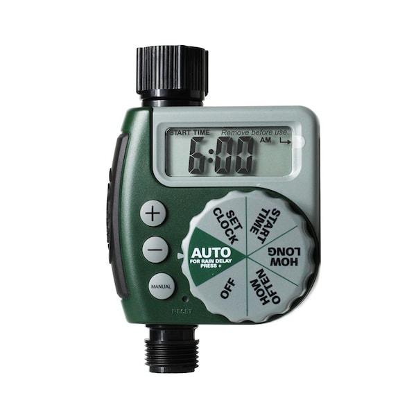 Thrifco Plumbing 1 Outlet 1 Dial Hose Faucet Timer, 62061N - 8429999