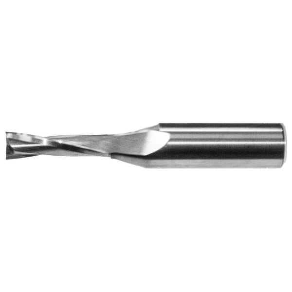 Mastercut Tool 5/32x5/8x1/4x2-1/2 2FL Upcut 15 Degree Slow Helix Mill End Wood Router - 807-004