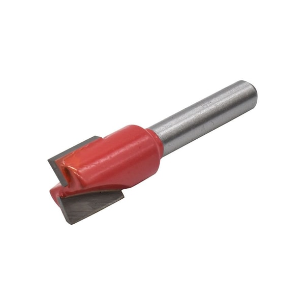 Big Horn Router Bit - 1/4 Inch Shank. 1/2 Inch O.D Cutter, 1/2 Inch Deep, 2-1/4 Inch Length - 19656