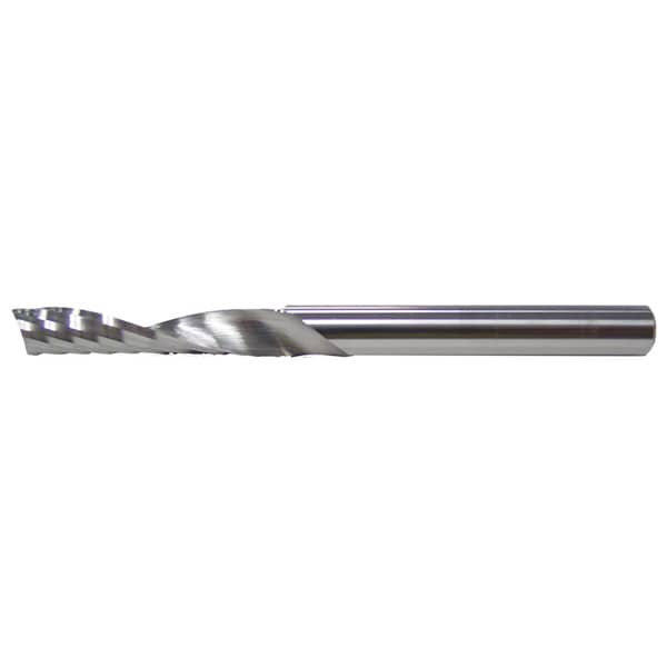 Mastercut Tool 3/16x5/8x3/16x2 1FL O-Flute Upcut Spiral (Soft Plastics) Crescent End WRouter - 801-018