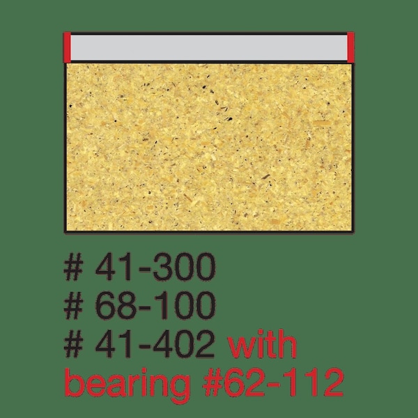 Freud Flush and Bevel Trim Bit, 7/8" dia. - 41-402