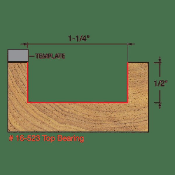 Freud Mortising Bit, 1-1/4" dia. - 16-523