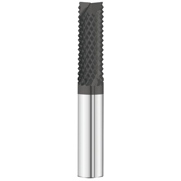 Fullerton Tool 2-Flute - 28° Helix - 5600 MATRX Burr Routers, FC1, RH Spiral, Style C - End Mill Type End Cu, 3/16 - 25263