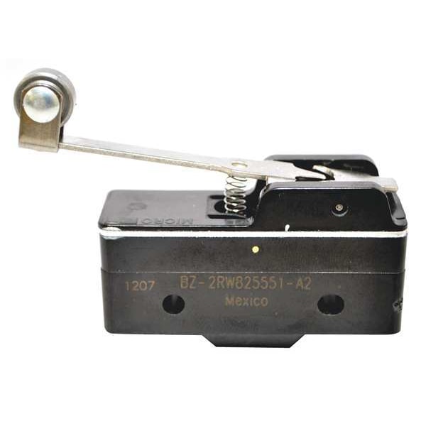 Interruptor de acción rápida Honeywell Industrial, palanca larga, actuador de rodillo, SPDT, 15A @ 240V AC Clasificación de contacto - BZ-2RW825551-A2