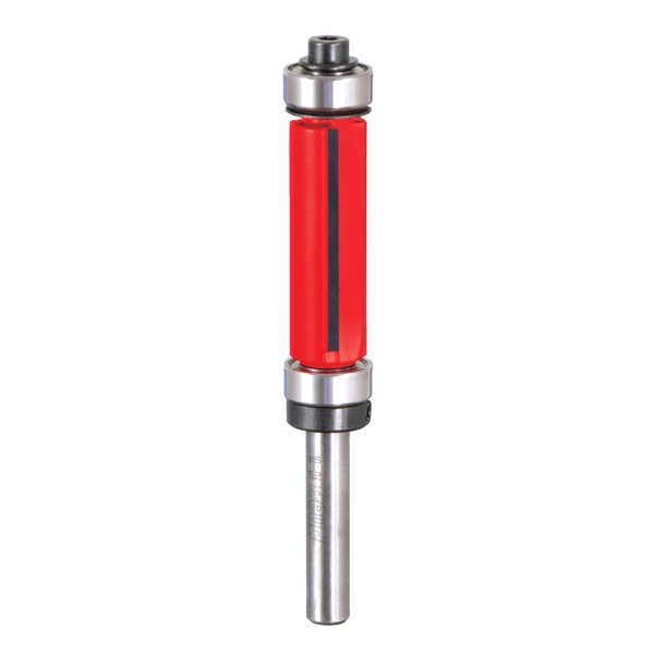 Freud 1/2in. Dia. Top & Bottom Bearing Flush Trim Bit - 50-501