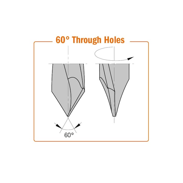 Cmt Dwl Drill For Thrgh Hole, 70mm L, Rght - 314.127.11