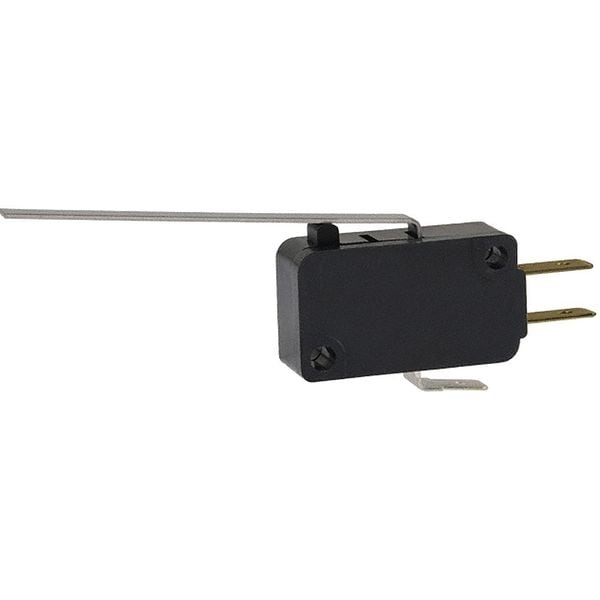 Interruptor de acción rápida en miniatura Honeywell, palanca, actuador largo, SPDT, calificación de contacto de 15A @ 240V CA - V7-1C17D8-048