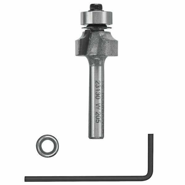 Vermont American Vermont American 3/4 in. D X 1/8 in. X 2-1/8 in. L Carbide Tipped Round Over Router Bit - 23130