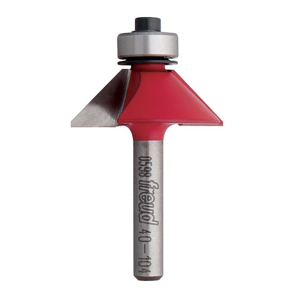 Diablo Freud 1-11/32 in. D X 1-11/32 in. X 2-3/16 in. L Carbide Chamfer Router Bit - 40-104