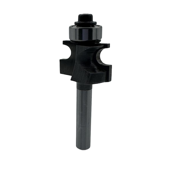 Qic Tools 3/16in R Edge Beading Bit with Bearing 1/4in SH - CBP12.1.14