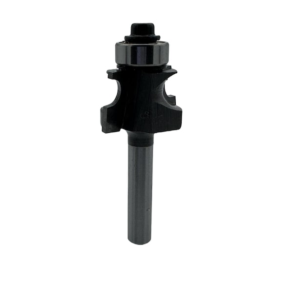 Qic Tools 3/16in R Edge Beading Bit with Bearing 1/4in SH - CBP12.1.14