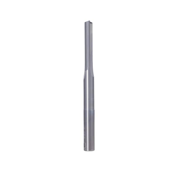 Qic Tools 1/8in Straight O Flute Solid Carbide Bit 4inL - RSC29.180.11