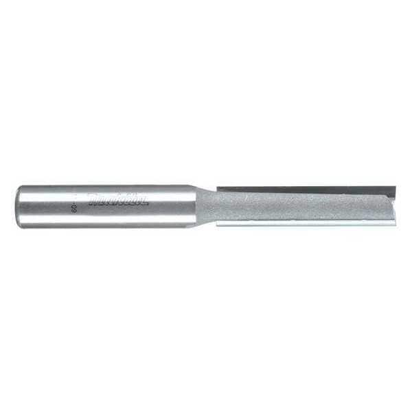 Makita 1/2" Straight, 2 Flute, Carbide-Tipped Router Bit, 1/2" Shank, 1" Cut - 733252-A