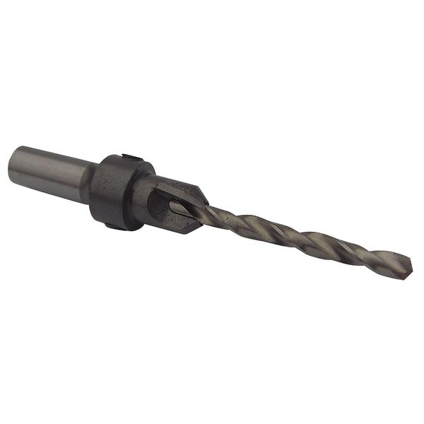 Westward Cntrsnk Rtr Bit, No.8 Wd/Scrw, 25/64 In - 16Y614