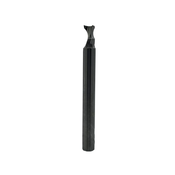 Qic Tools 3/16in R Rounding Edge Upcut O Flute Solid Carbide Bit 2-1/2in L - RSC35.140.11