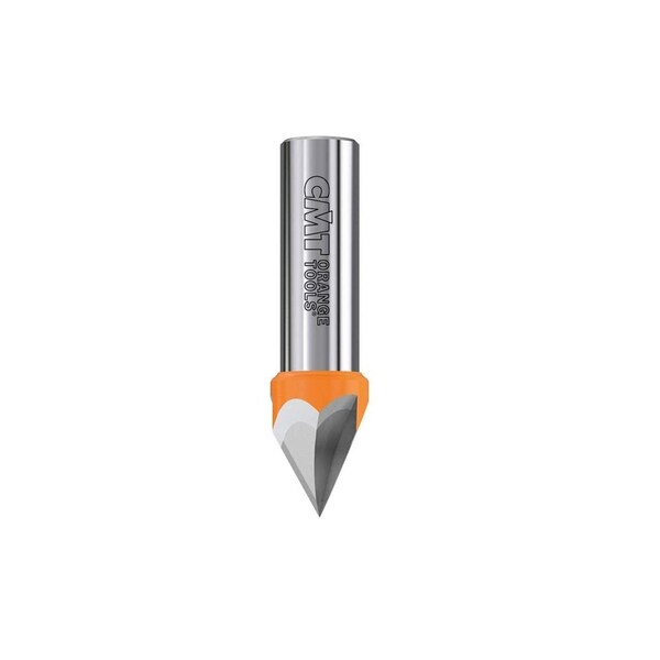 Cmt 60-Degree V-Groove Bit, 1/2-Inch Diameter, 1/2-Inch Shank - 858.501.11