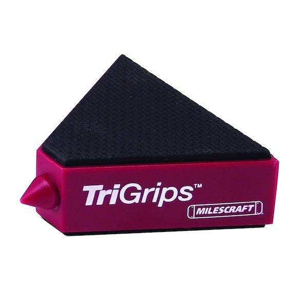 Milescraft TriGrips Triangle Bench Cookie Work Grippers, for Woodworking, Painting, Raising and Leveling - 1600