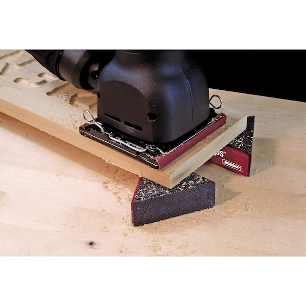 Milescraft TriGrips Triangle Bench Cookie Work Grippers, for Woodworking, Painting, Raising and Leveling - 1600