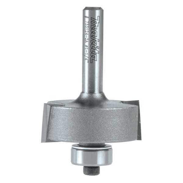 Makita Router Bit 3/8" Rabbet, 2 Flute, 1/4" SH, Carbide-Tipped - 733124-2A