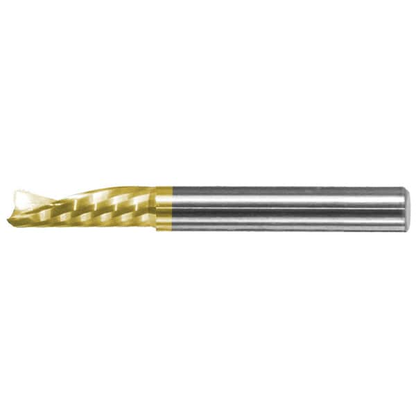 Mastercut Tool 5x16x6x50 1FL Downcut O-Flute Xtreme Crescent End Router, PowerT - 923-116-2