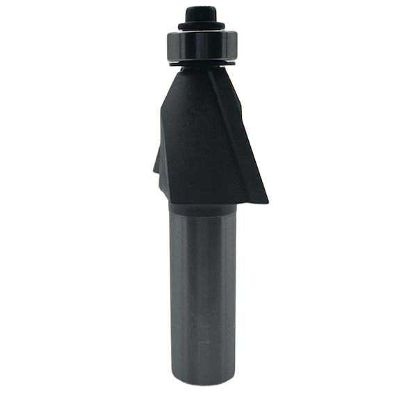 Qic Tools 3/8in Chamfer Bit 22.5 Degree With Bearing 1/2in SH - CBC2.38.12.22 12