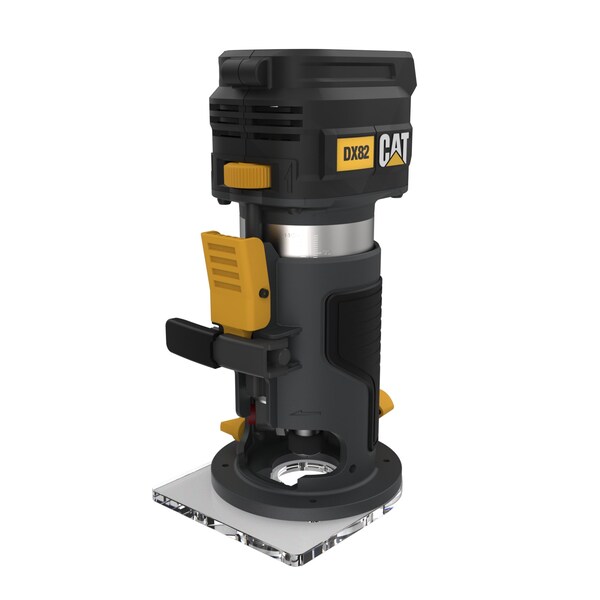 Caterpillar Cat 18V Brushless 1/4 in. Cordless Trim Router, Tool Only - DX82B