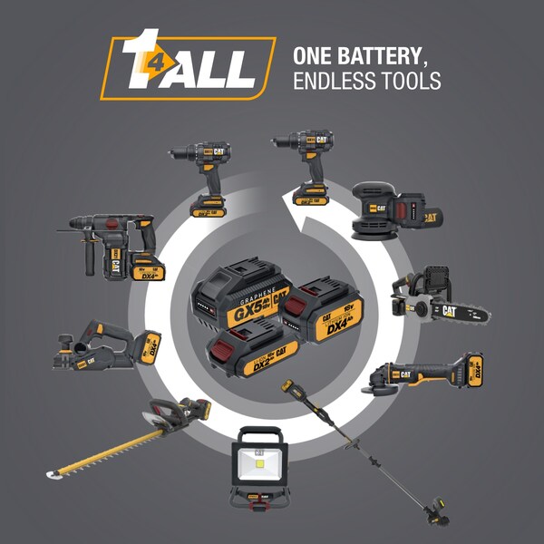 Caterpillar Cat 18V Brushless 1/4 in. Cordless Trim Router, Tool Only - DX82B