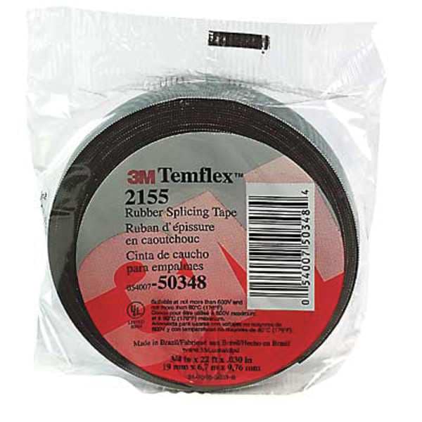 Cinta eléctrica de 3M, 30 mil, 1-1/2" x 22 pies, paquete de 45 - 2155-1-1/2x22FT