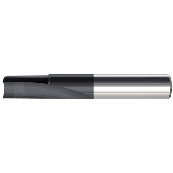Mastercut Tool 1/4x3/4x1/4x2-1/2 1FL O-Flute Straight Crescent End Left Hand WRouter, PowerDLC - 800-132-6