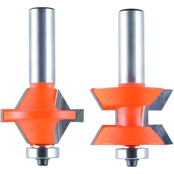 Cmt 2-Pcs Edge Banding Bit Set, 1-37/64-Inch, 1/2-Inch Shank - 855.510.11