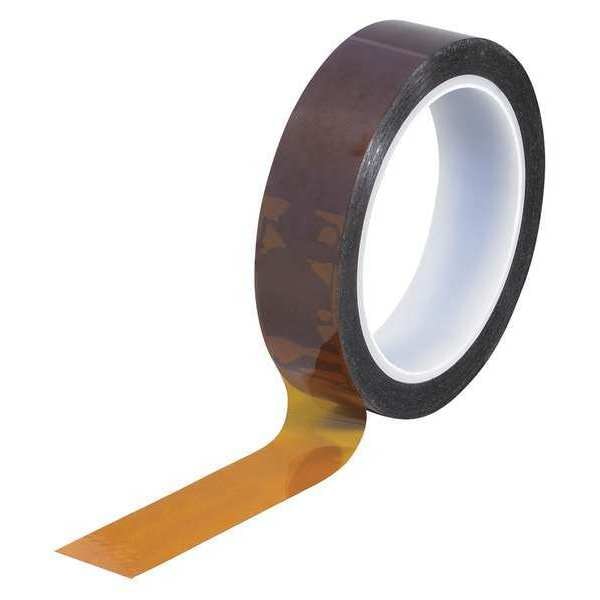 Cinta Kapton® de 1" x 36 yardas, color ámbar, 1 rollo - T965292