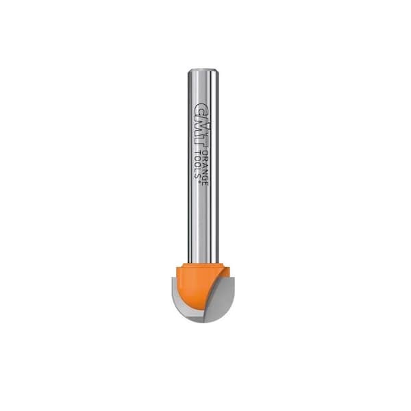 Cmt Round Nose Bit, 1/4-Inch Shank, 1/4-Inch Radius, Carbide-Tipped - 814.127.11
