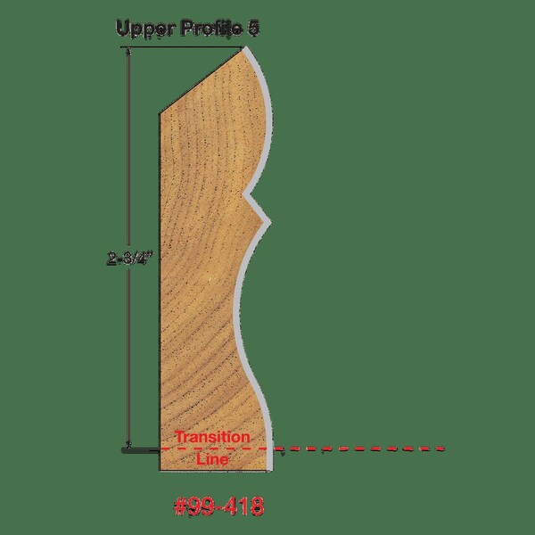 Freud Wide Crown Molding System, 1-1/4" dia. - 99-418