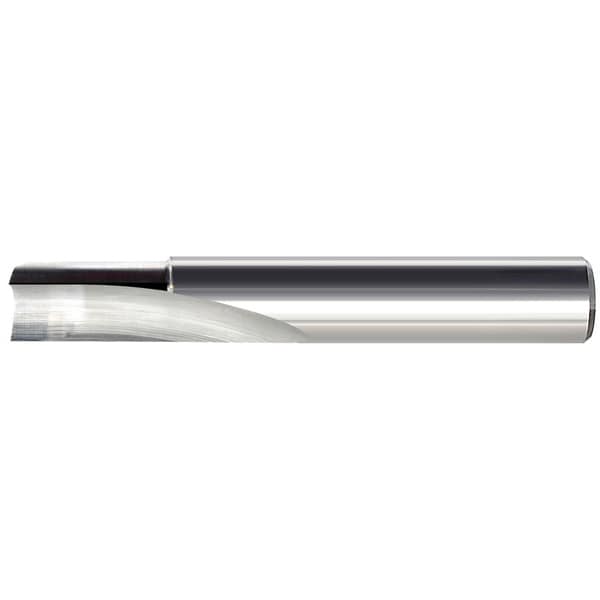 Mastercut Tool 1/4x3/4x1/4x2-1/2 1FL "O" Straight Cut Crescent End WRouter - 800-210