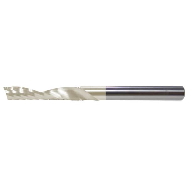 Mastercut Tool 1/8x1/2x1/8x2 1FL Upcut O-Flute Xtreme Crescent End Router, PowerZ - 823-008-4