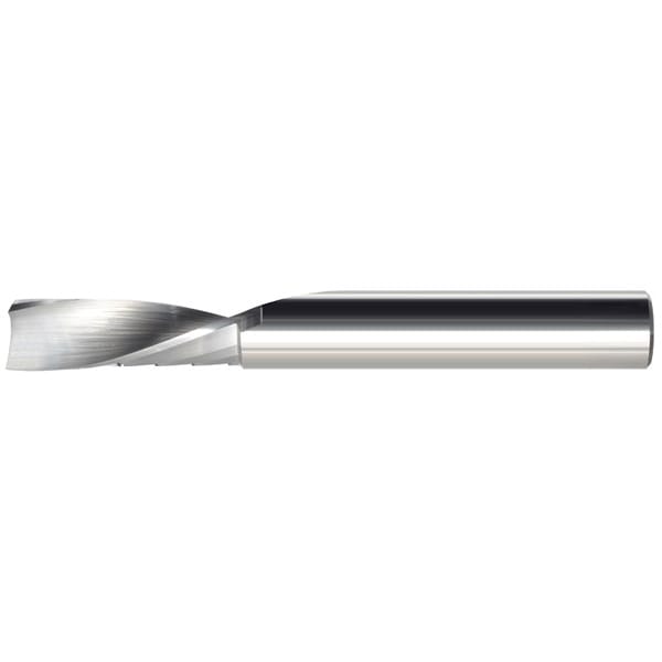 Mastercut Tool 1/4x3/8x1/4x2 1FL O-Flute Downcut Spiral (Hard Plastics) Crescent End WRouter - 801-426