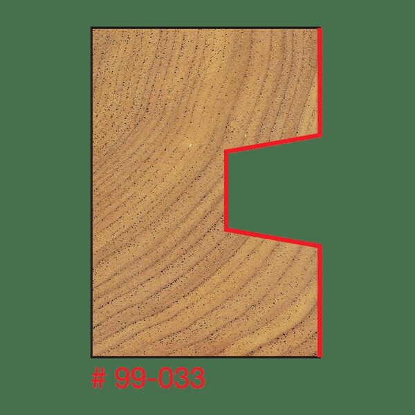 Freud Wedge Tongue and Groove Bit, 1-21/32"dia. - 99-033