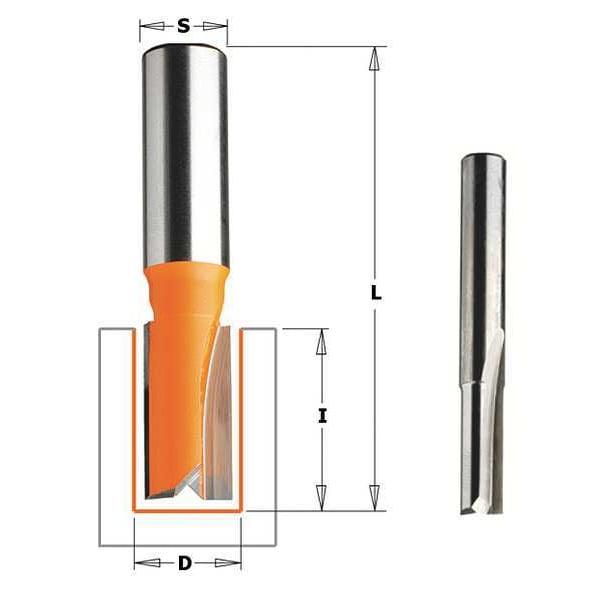 Cmt Straight Router Bit, HWM, 5/16 in - 811.081.11