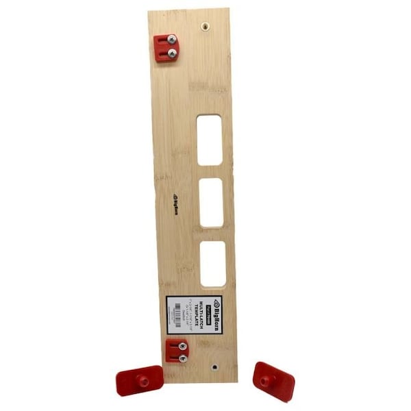 Big Horn Multi-Latch Template - 1" X 2-1/4", 1-1/16" X 2-1/4" Or 1-1/8" X 2-1/4" Deadbolt - ML-300 - 70160