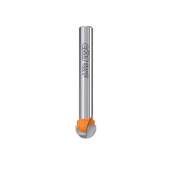 Cmt Round Nose Bit, 1/4-Inch Shank, 3/16-Inch Radius, Carbide-Tipped - 814.095.11