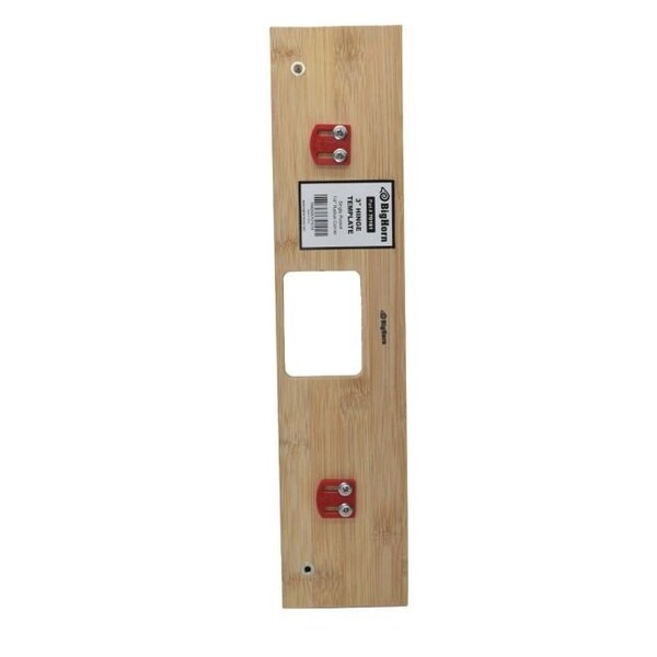 Big Horn 3" Hinge Template, Single Pocket, 1/4" Radius Corner Replaces 301 - 70161