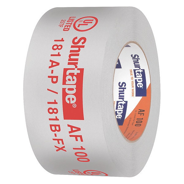 Cinta de aluminio Shurtape, 2-1/2 pulg. x 60 yardas, plata - AF 100